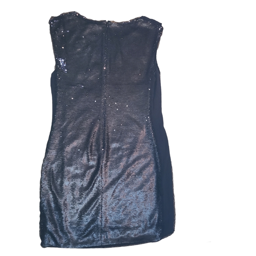 Rebecca Taylor Black Sequined Dress